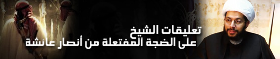 تقرير تعليقات الشيخ الحبيب على الضجة المفتعلة من أنصار عائشة (24) 