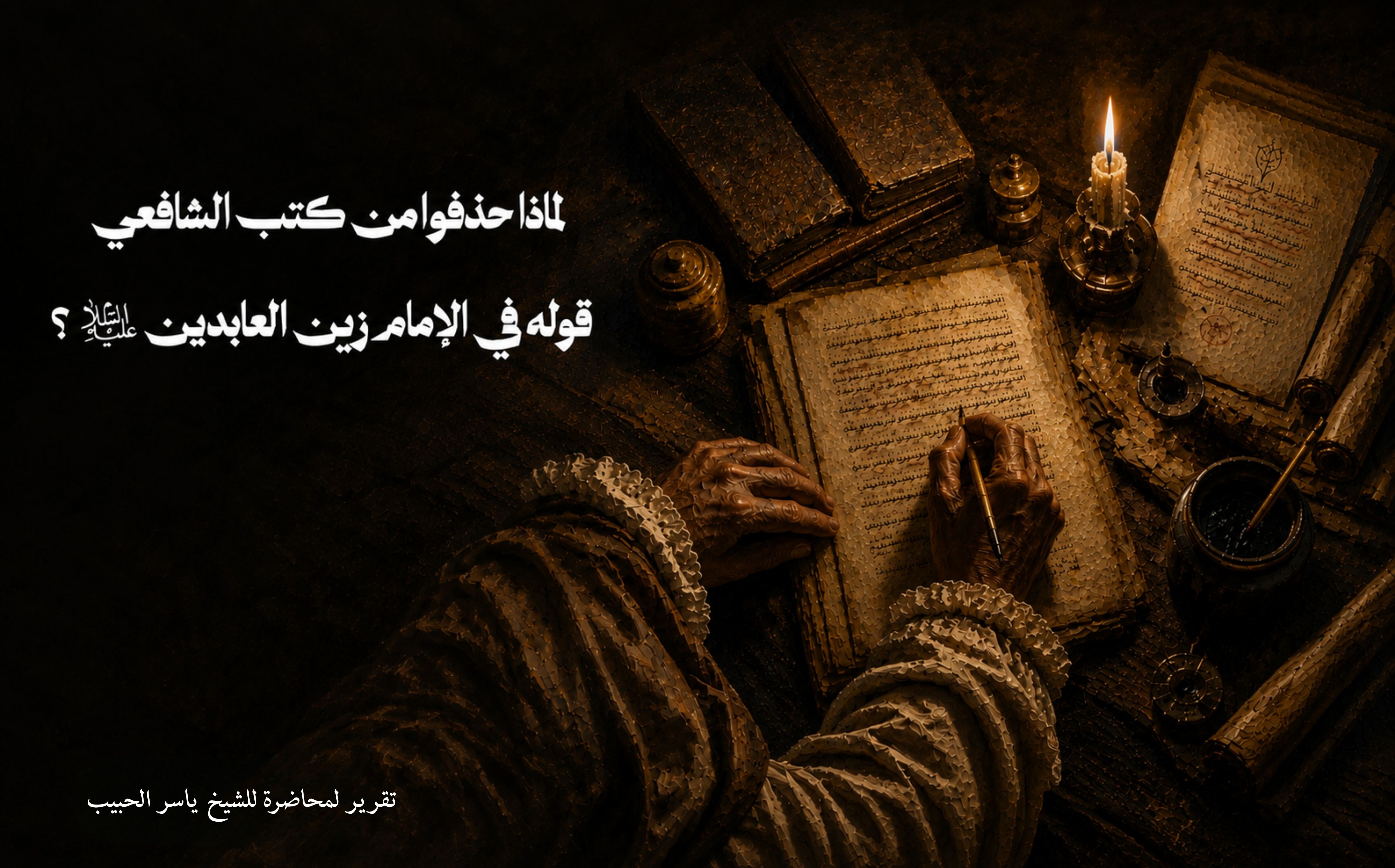 كتاب | لماذا حذفوا من كتب الشافعي قوله في الإمام زين العابدين عليه السلام؟